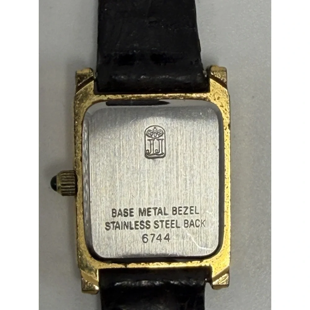 Jules Jurgensen 6744 New Battery Ladies Tank Watch 18MM 6